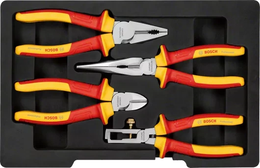 4-częściowy zestaw szczypiec VDE Bosch 1600A02NG1
