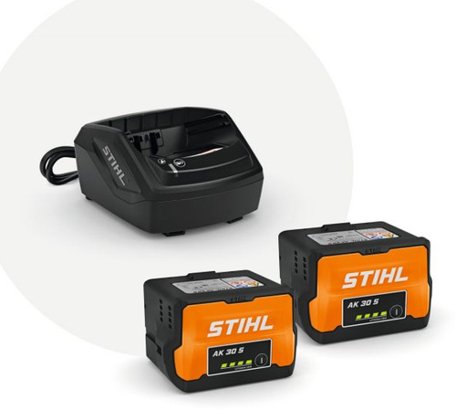 Zestaw zasilający Stihl 2x akumulator AK30S + ładowarka AL101