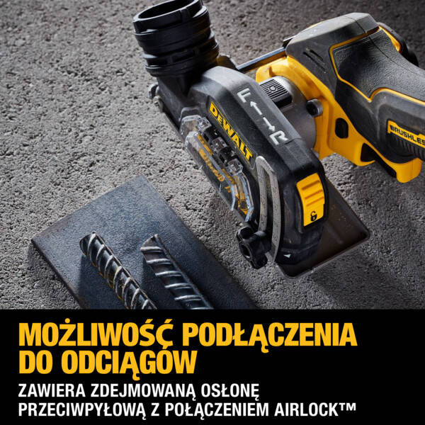 Szlifierka kątowa Dewalt DCS438E2T