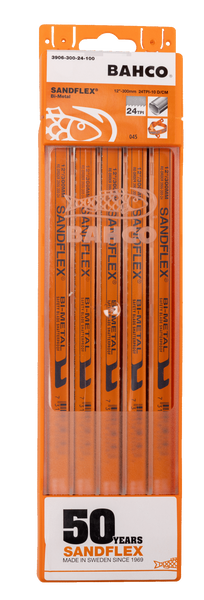 Brzeszczot Bahco 3906 5 szt 24TPI