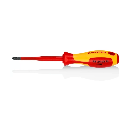 Wkrętak krzyżowy izolowany PH2 Knipex 982402SL