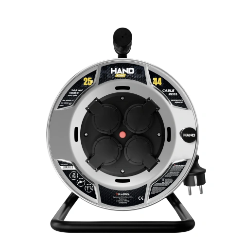 Przedłużacz bębnowy Plastrol PB-HEAVY/S/25M/3X2,5/H05RR-F HAND W-00913