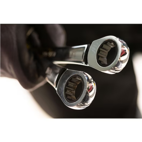 Zestaw kluczy płasko-oczkowych z grzechotką Stanley STMT82847-0