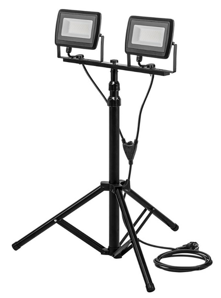 Reflektor podwójny 2x50W SMD LED 9000LM na statywie 1.8m NEO TOOLS 99-062