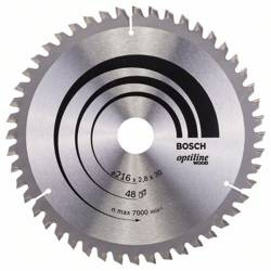 Tarcza pilarska Optiline Wood 216x30 Bosch 2608640641