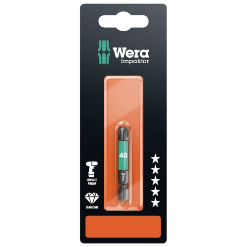 Końcówka udarowa Torx 1/4" 40/50 mm Wera 05073967001