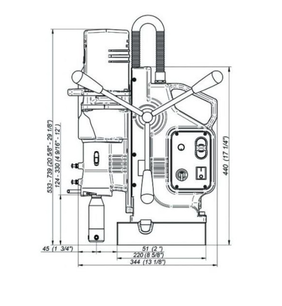 Wiertarka elektromagnetyczna 76 PLUS Promotech