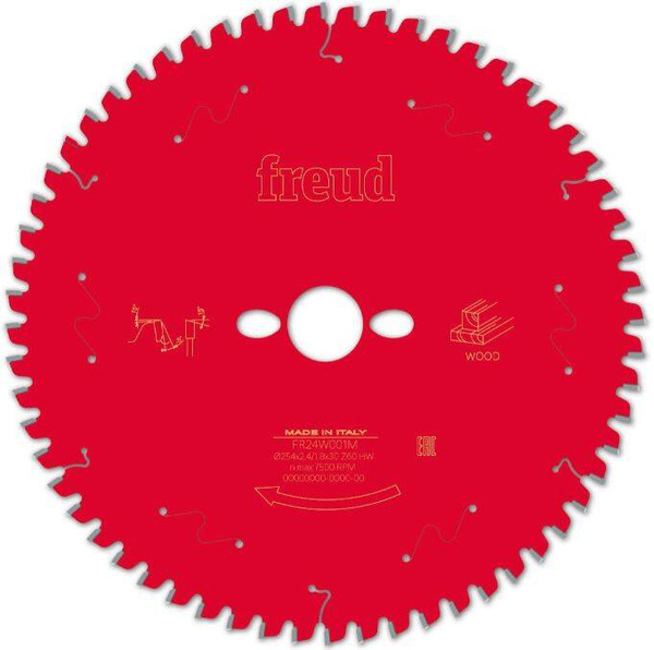 Tarcza do cięcia drewna 254x2,4/1,8x30mm Z60 Freud FR24W001M