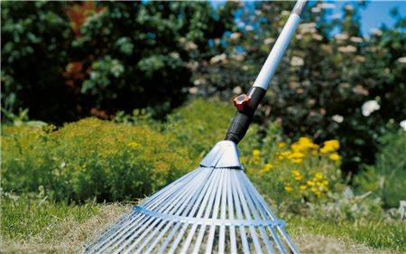 Grabie wachlarzowe z trzonkiem 130 Combisystem Gardena 03022-20