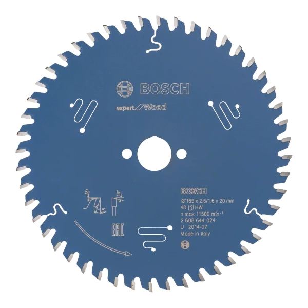 Tarcza do cięcia drewna 165x20 mm Bosch 2608644024