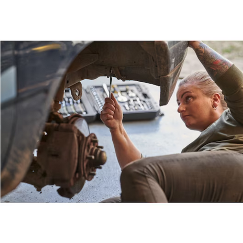 Zestaw kluczy płasko-oczkowych z grzechotką Stanley STMT82846-0