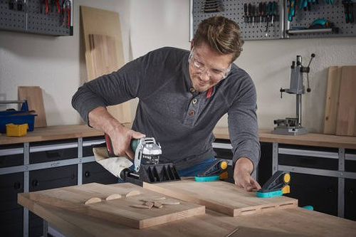 Przystawka frezarska do szlifierek - lamelownica 2920000 WOLFCRAFT