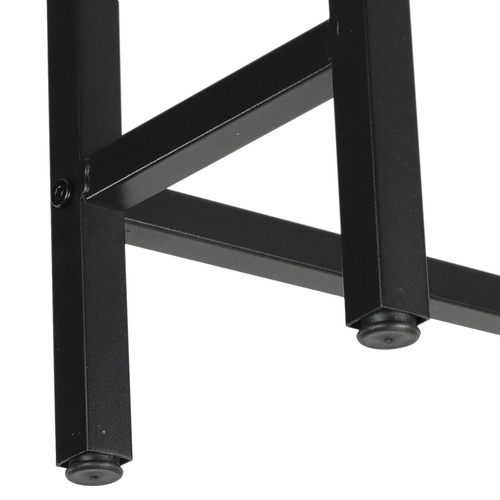 Konsola do przedpokoju / stolik za kanapę Belivio SOFIA Black Royal Oak