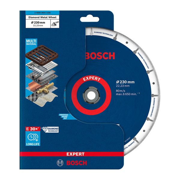 Tarcza do cięcia metalu 230mm Bosch Expert 2608900536