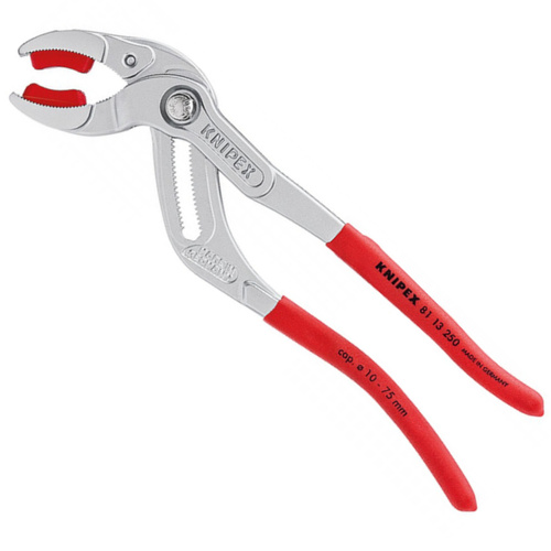 Szczypce nastawne do syfonów sanitarnych i złączy Knipex 8113250