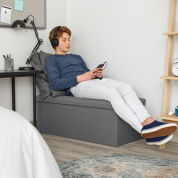 Pufa Belivio CESAR Dark Grey