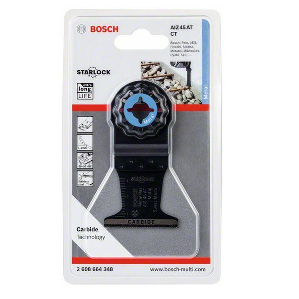 Brzeszczot Bosch PAIZ 45 AT do szlifierek wielofunkcyjnych - Bosch Carbide