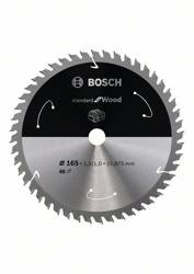 Tarcza do piły tarczowej bezprzewodowej Standard for Wood 165 × 1,5 / 1 × 15,875 T48 Bosch 2608837683