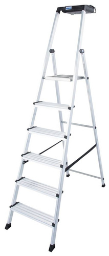 Drabina wolnostojąca SECURY 6 stopni 126542 KRAUSE