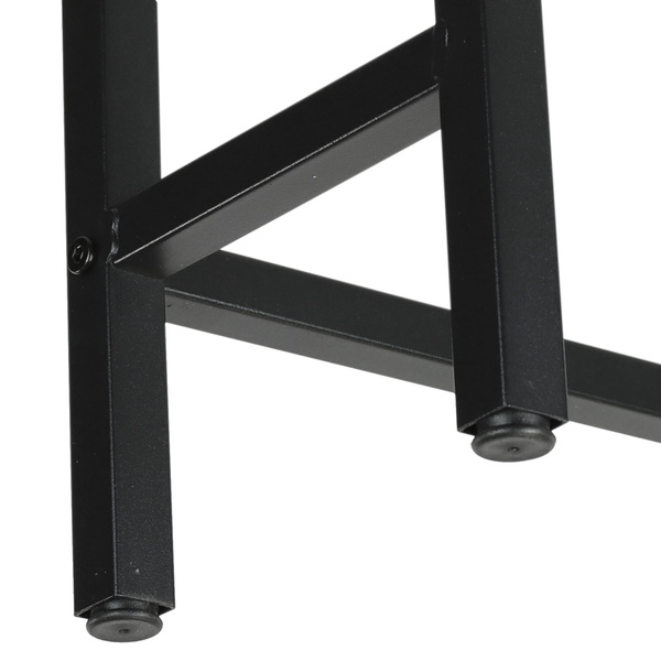 Konsola do przedpokoju / stolik za kanapę Belivio SOFIA Black Royal Oak