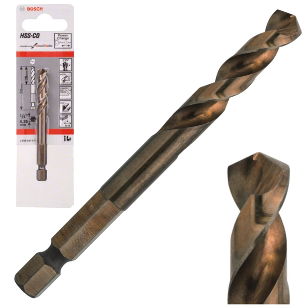 Wiertło centrujące HSS-Co do otwornic Bosch 2608584677