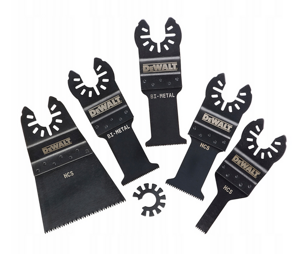 Zestaw 5 brzeszczotków do narzędzi wielofunkcyjnych Dewalt DT20732