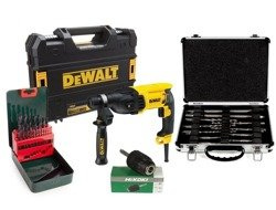Młotowiertarka DeWalt D25133K +zestaw osprzętu