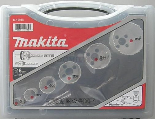 Makita D-16938 zestaw otwornic od 19 mm do 57 mm