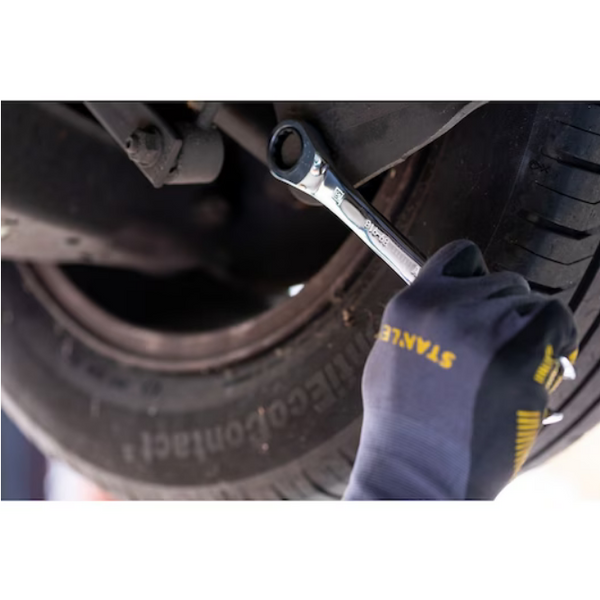 Zestaw kluczy płasko-oczkowych z grzechotką Stanley STMT82847-0