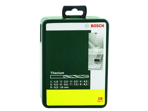 Bosch Zestaw 19 wierteł do metalu HSS-Tin 1,0-10 mm 2607019437