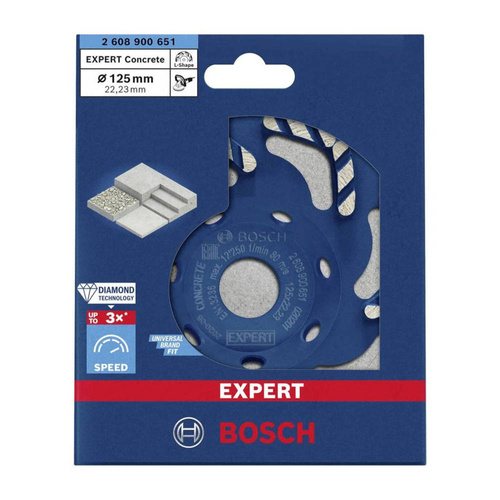 Tarcza do szlifowania betonu Bosch EXPERT 125x4,5mm garnkowa