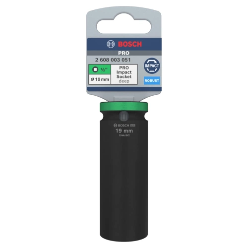Nasadka udarowa 1/2" Bosch 2608003051 rozmiar 19 mm