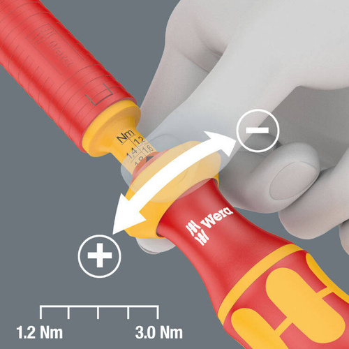 Zestaw wkrętaków Wera Kraftform Kompakt VDE 16 Torque 1,2-3,0 Nm extra slim 1 Tool Finder