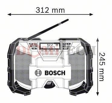Radio budowlane Bosch GPB 12V-10 Professional 0601429200 (Solo)