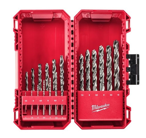 Zestaw 19 szt. wierteł do metalu 1-10mm Milwaukee THUNDERWEB 4932493869