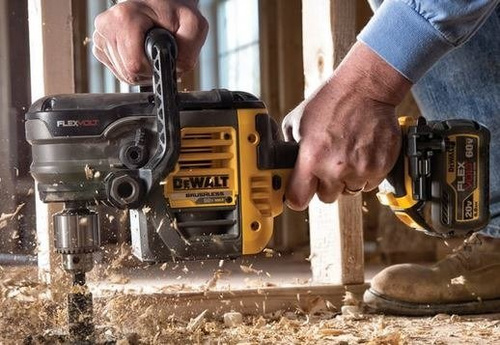 Akumulatorowa wiertarka kątowa DCD460T2-QW DeWalt + 2 x akumulator + ładowarka + walizka