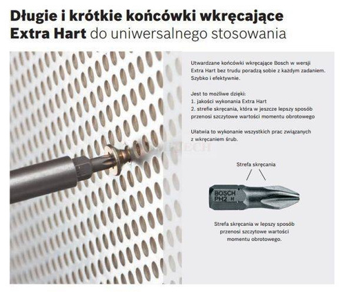 Bosch 2607002568 Zestaw 18+1-częściowych końcówek wkręcających L2 Robust Line