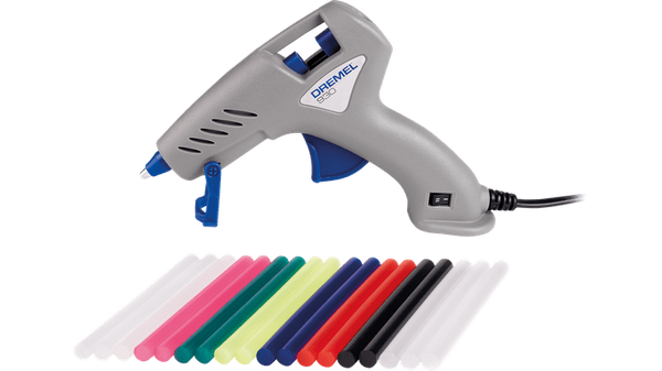 Dremel Glu Gun 930-18 Hobby - Pistolet do kleju + 18 szt. osprzętu