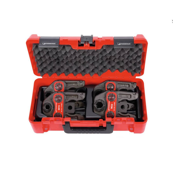 Zestaw szczęk zaciskowych Rothenberger Standard M 15/18/22/28 mm 15062X