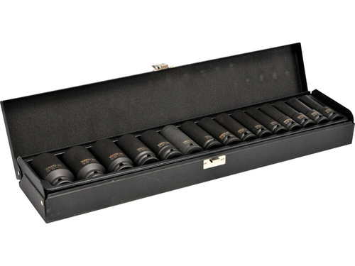 Zestaw 15 szt. nasadek udarowych 1/2" Yato YT-1055