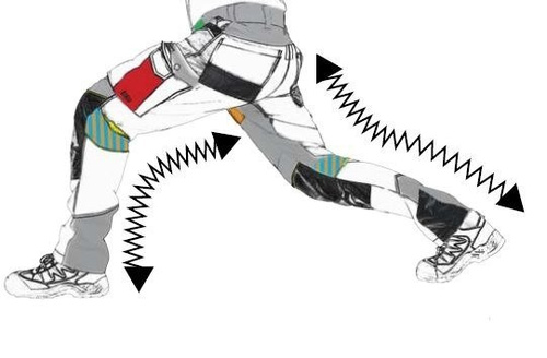 Spodnie ochronne Lahti PRO L4050906 SLIM FIT 3XL