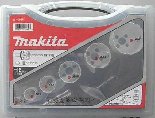 Makita D-16938 zestaw otwornic od 19 mm do 57 mm