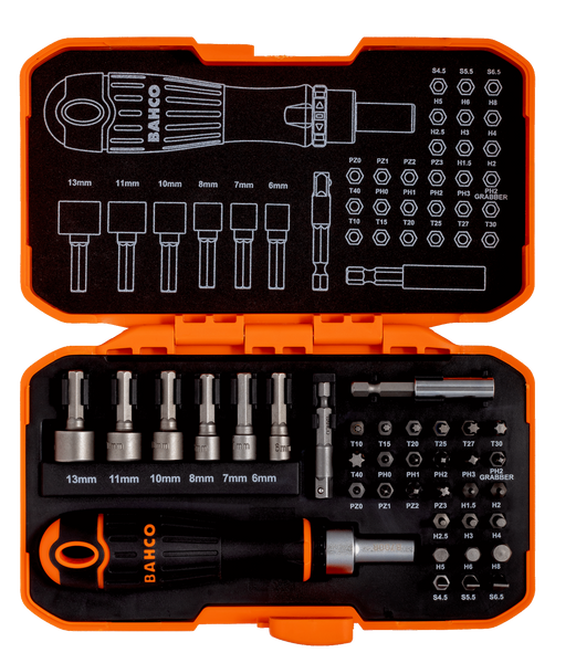 Zestaw kluczy nasadowych Bahco 59/S36BCR 36 el.