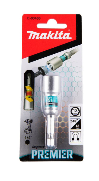 Klucz nasadowy przegubowy IMPACT PREMIER 13-80MM Z UCHWYTEM 1/4" MAKITA E-03492