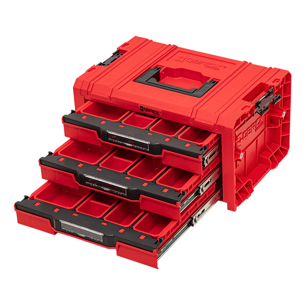 Skrzynia narzędziowa Qbrick System PRO Drawer 3 Toolbox Expert RED Ultra HD