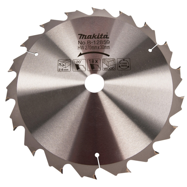 TARCZA DO PIŁY STANDARD T.C.T, 270x30 mm MAKITA B-12859