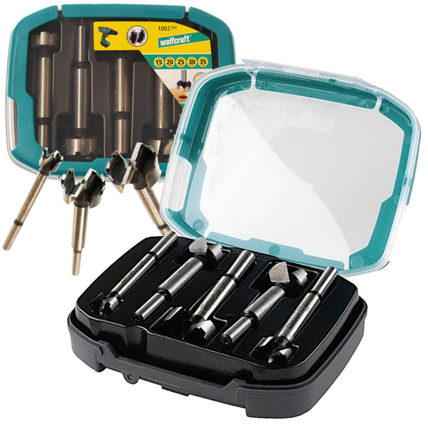 Zestaw wierteł forstnera Wolfcraft WF-1002000