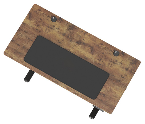 Biurko elektryczne 120x60 cm Zyonix TEVON Black Rustical Oak