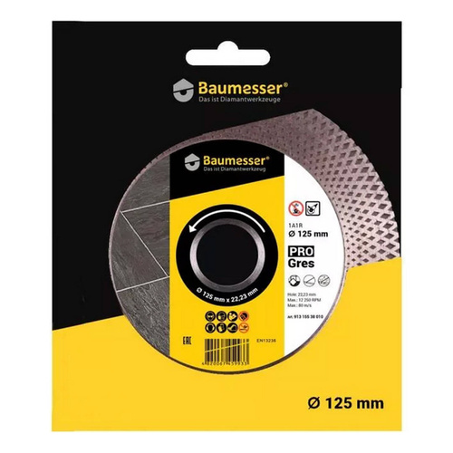 Tarcza diamentowa Baumesser 1A1R 125mm