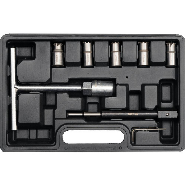 Zestaw frezów do gniazd wtryskiwaczy Yato YT-17625